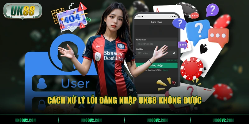 Cách xử lý lỗi đăng nhập UK88 không được 