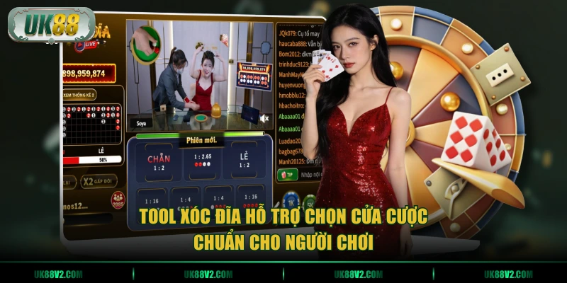 Tool xóc đĩa hỗ trợ chọn cửa cược chuẩn cho người chơi